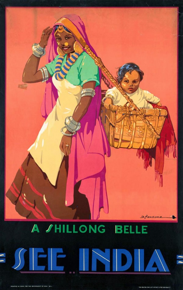 See India travel poster  Print